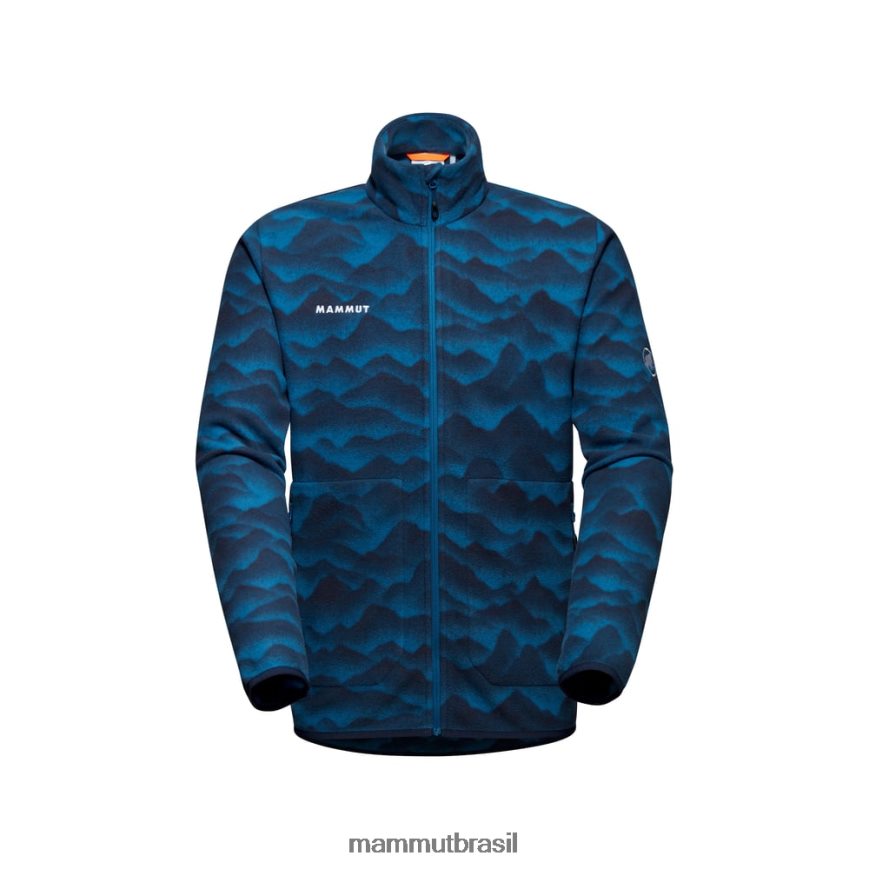 jaqueta innominata light ml mountain homens TZF08F1004 Mammut roupas gelo marinho profundo