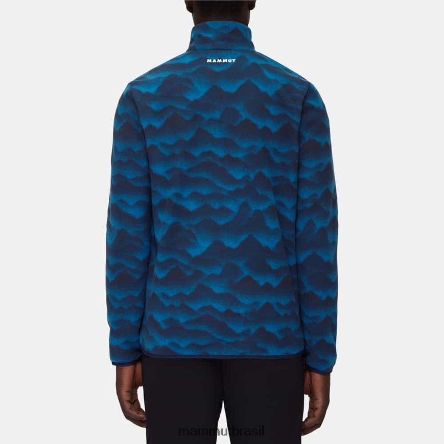 jaqueta innominata light ml mountain homens TZF08F1004 Mammut roupas gelo marinho profundo