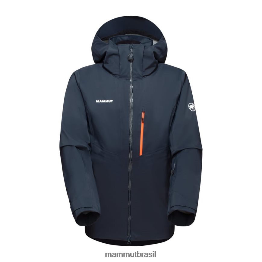 jaqueta stoney hs homens TZF08F752 Mammut roupas laranja marinho vibrante