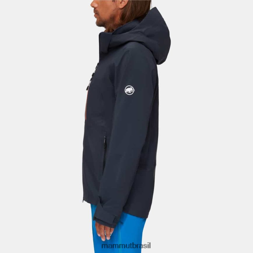 jaqueta stoney hs homens TZF08F752 Mammut roupas laranja marinho vibrante