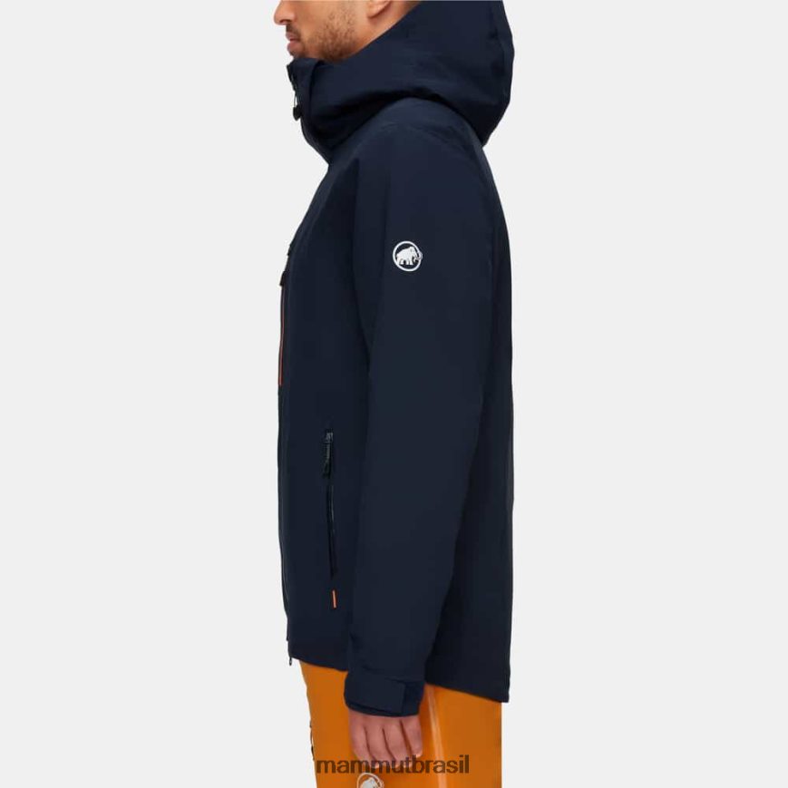 jaqueta térmica stoney hs homens TZF08F768 Mammut roupas laranja marinho vibrante