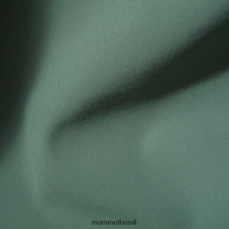 máximo conforto jaqueta com capuz homens TZF08F56 Mammut roupas jade escuro