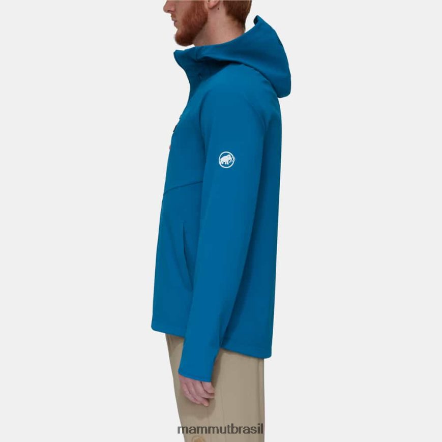 máximo conforto jaqueta com capuz homens TZF08F727 Mammut roupas gelo profundo