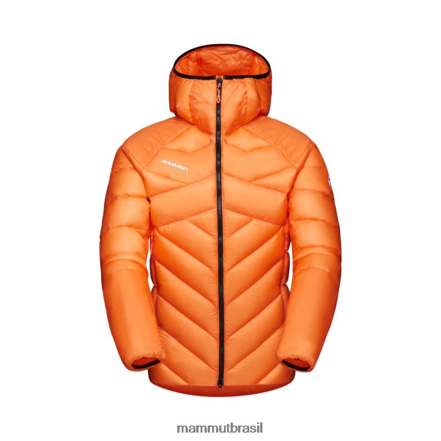 taiss em jaqueta com capuz homens TZF08F669 Mammut roupas tangerina escura