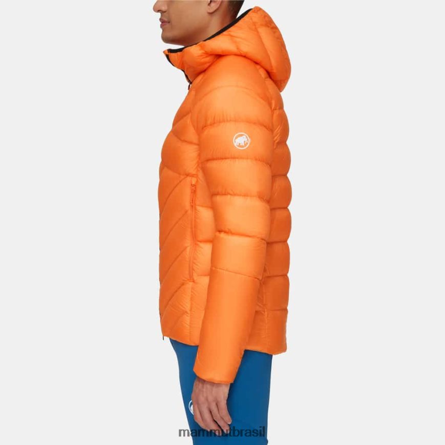 taiss em jaqueta com capuz homens TZF08F669 Mammut roupas tangerina escura