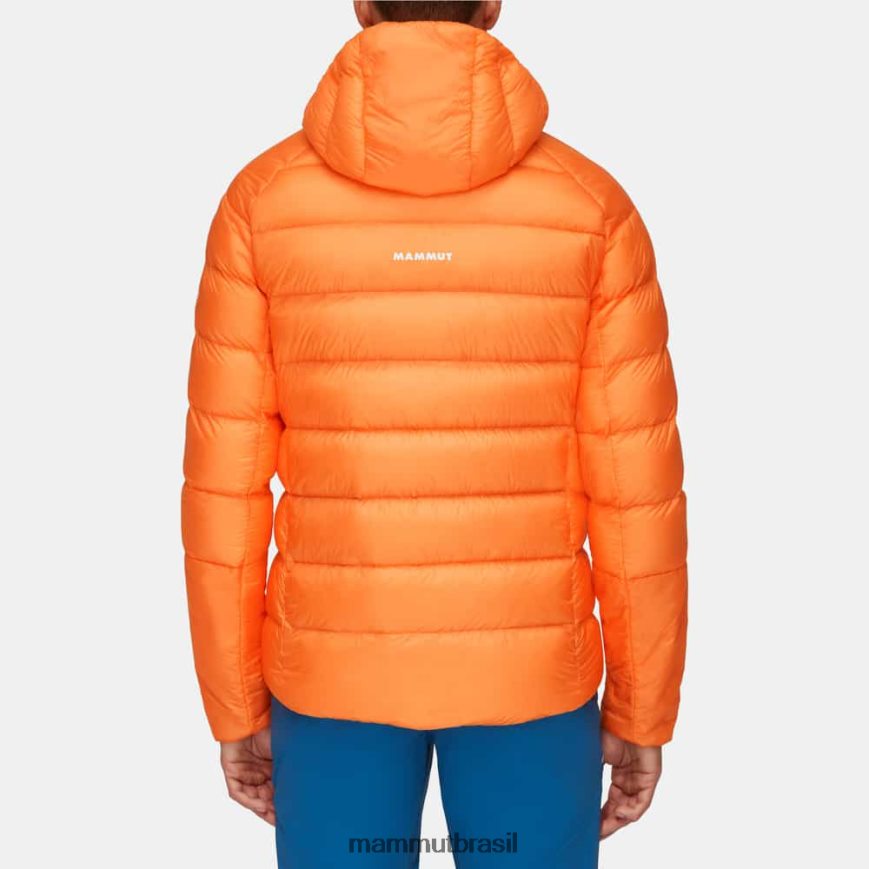 taiss em jaqueta com capuz homens TZF08F669 Mammut roupas tangerina escura