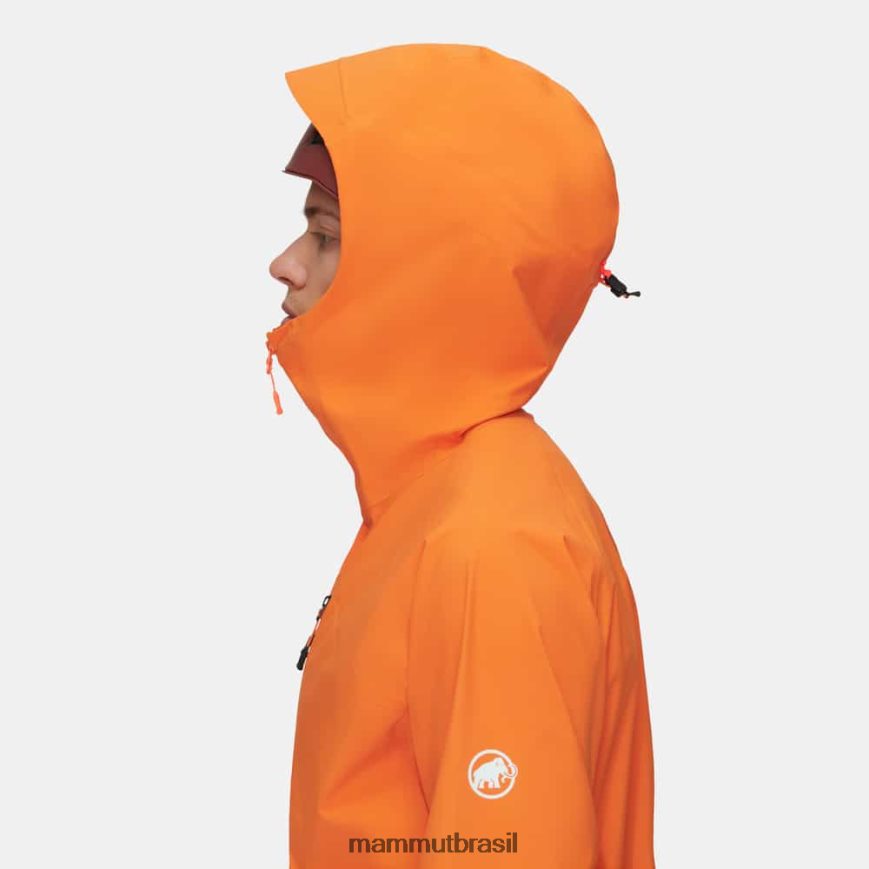 taiss hs jaqueta com capuz homens TZF08F33 Mammut roupas tangerina escura