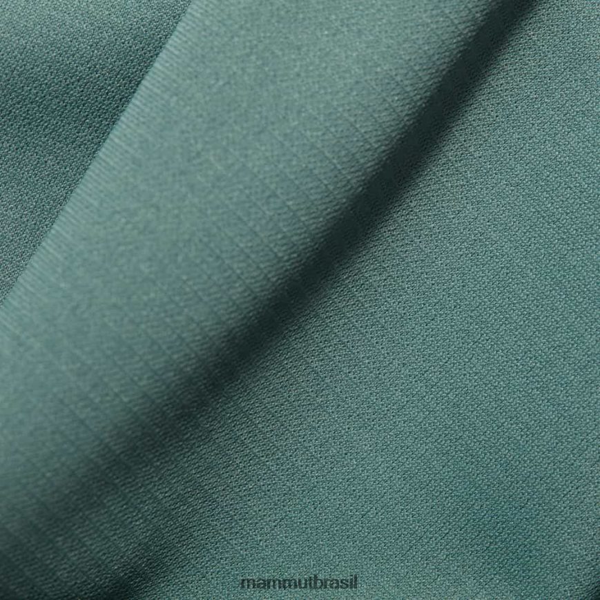 aenergy fl manga longa com meio zíper homens TZF08F849 Mammut roupas madeiras de jade escuras