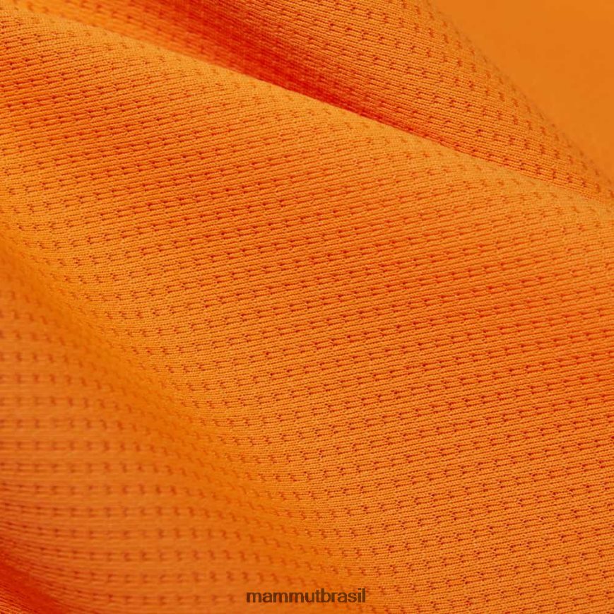 aenergy fl manga longa com meio zíper homens TZF08F851 Mammut roupas tangerina-tangerina escura