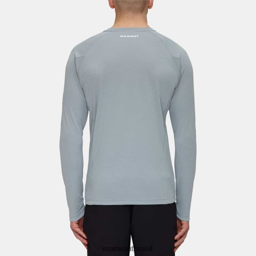 agilidade fl manga longa homens TZF08F1128 Mammut roupas granit melange