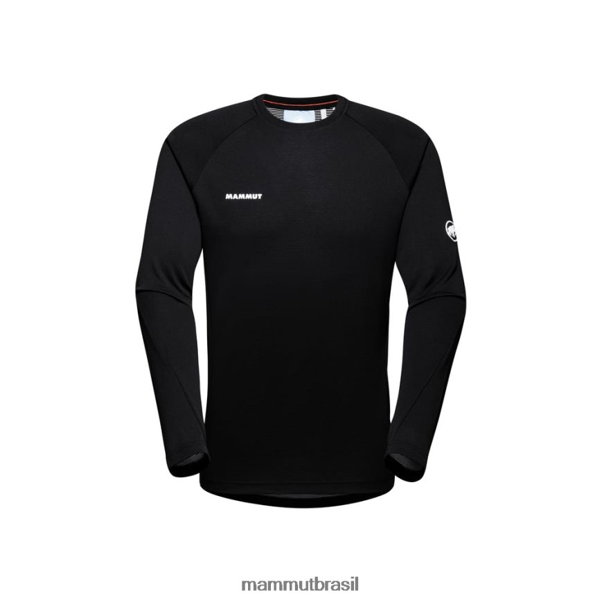 agilidade fl manga longa homens TZF08F268 Mammut roupas preto
