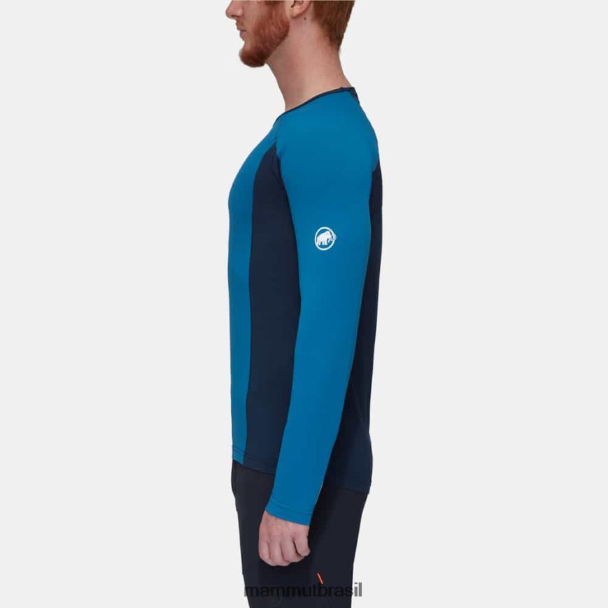 manga longa aenergy fl homens TZF08F860 Mammut roupas gelo marinho profundo