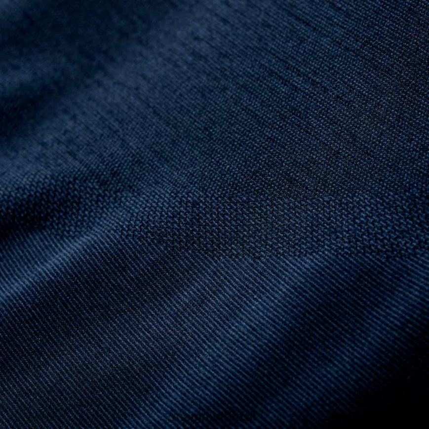 trift manga longa com meio zíper homens TZF08F1050 Mammut roupas marinho