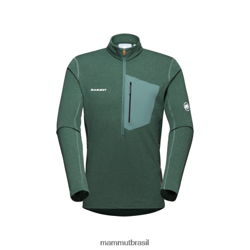 aenergy light ml meio zip pull homens TZF08F939 Mammut roupas jade escuro