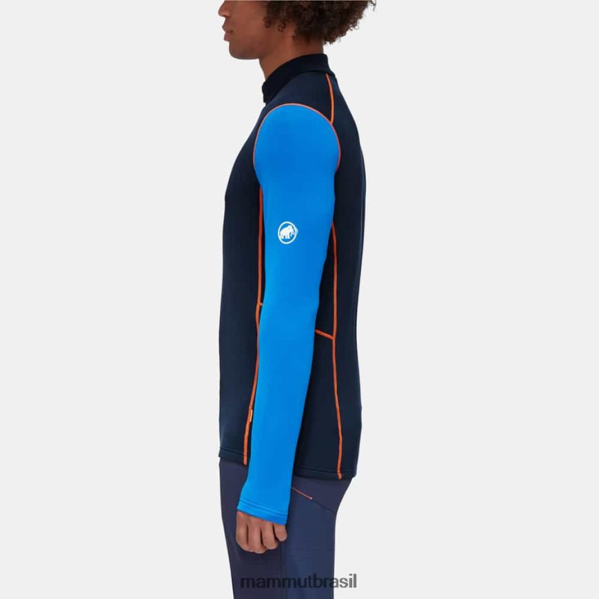 aenergy ml meio zip pull homens TZF08F1058 Mammut roupas noite-azurit