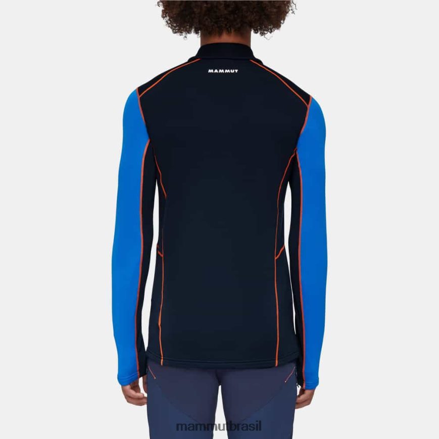 aenergy ml meio zip pull homens TZF08F1058 Mammut roupas noite-azurit