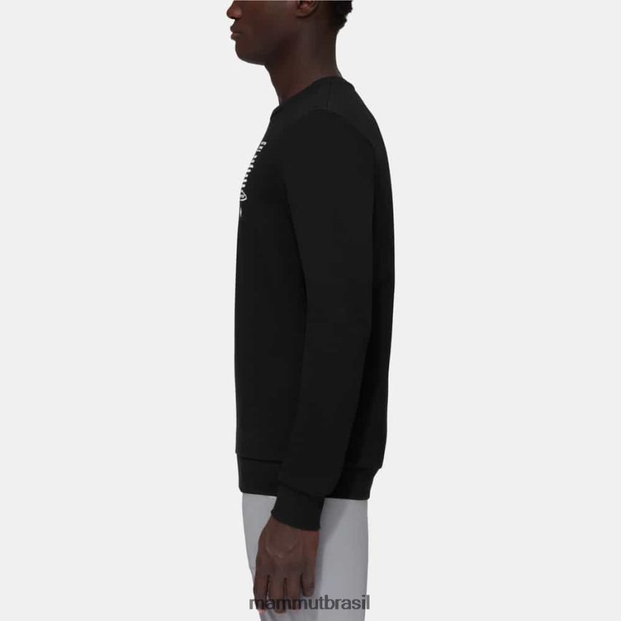 gola redonda core ml todos os dias homens TZF08F245 Mammut roupas preto
