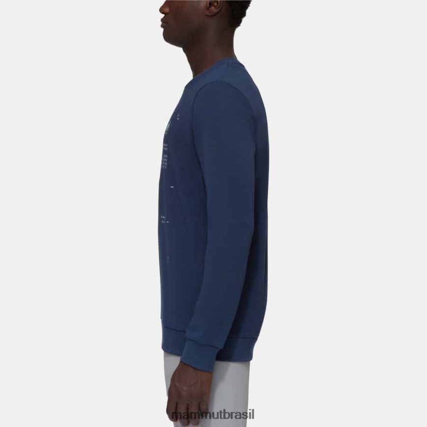 pico de gola careca core ml homens TZF08F873 Mammut roupas marinho