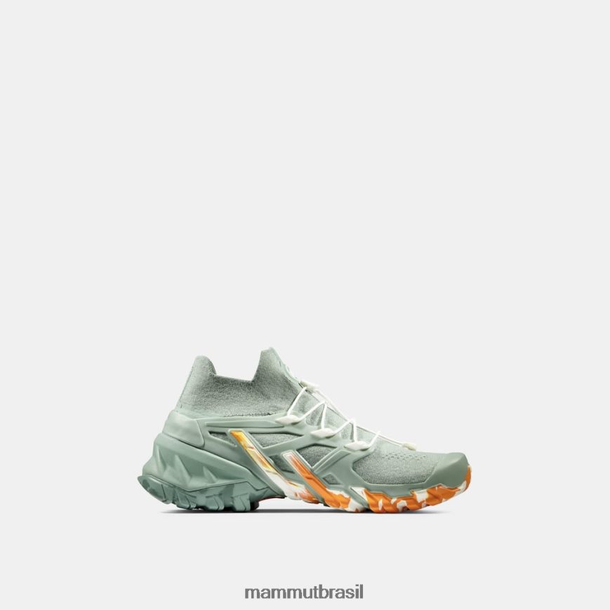 aegility pro mid dt mulheres TZF08F1262 Mammut calçados branco jade