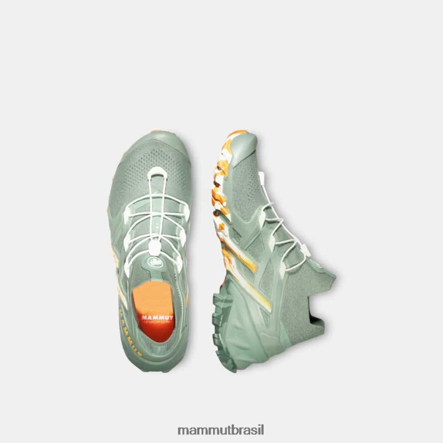 aegility pro mid dt mulheres TZF08F1262 Mammut calçados branco jade