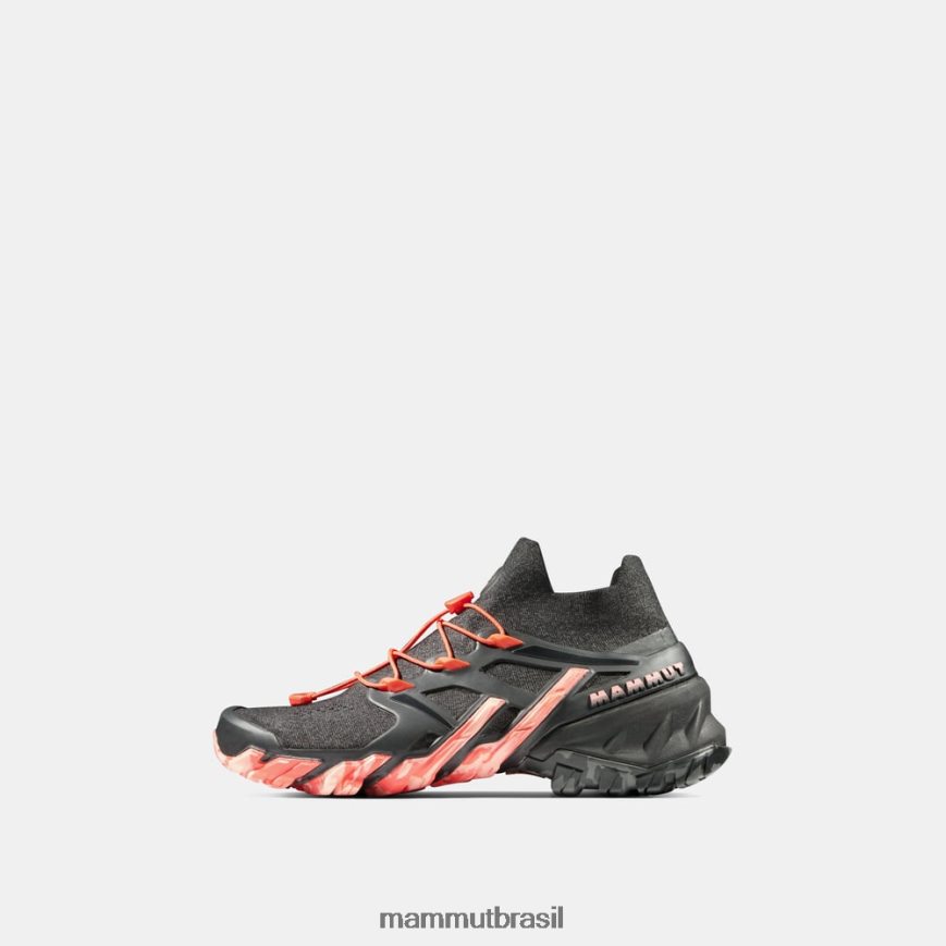 agilidade pro mid mulheres TZF08F346 Mammut calçados salmão preto-escuro