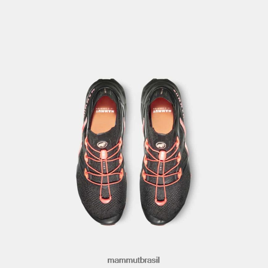 agilidade pro mid mulheres TZF08F346 Mammut calçados salmão preto-escuro
