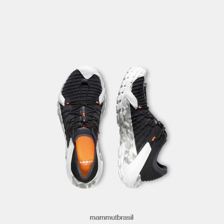 malha hueco ii baixa mulheres TZF08F1240 Mammut calçados cinza gelo preto claro