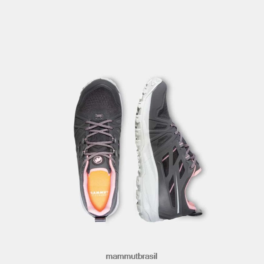 saentis low gtx mulheres TZF08F1299 Mammut calçados asfalto-pó escuro rosa