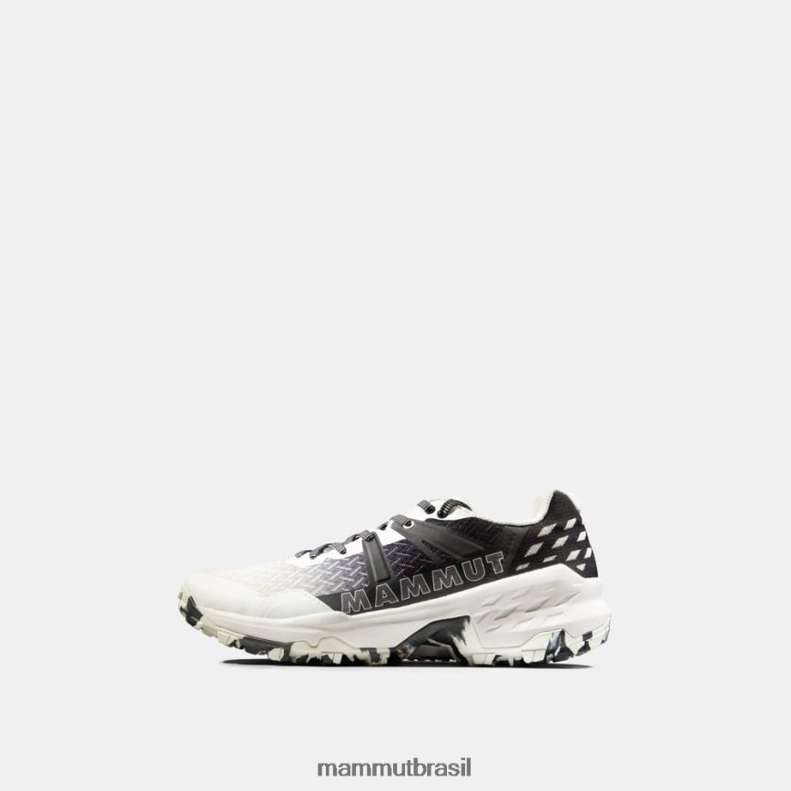 sertig ii baixo mulheres TZF08F347 Mammut calçados branco-preto brilhante