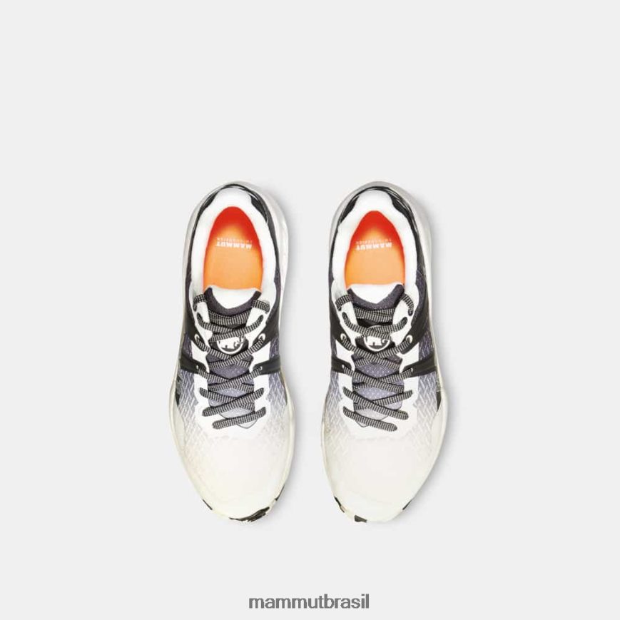 sertig ii baixo mulheres TZF08F347 Mammut calçados branco-preto brilhante