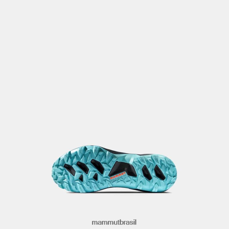 sertig ii low gtx mulheres TZF08F1283 Mammut calçados preto-escuro gelado