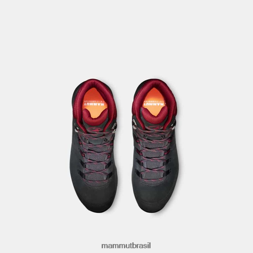 nova iv mid gtx mulheres TZF08F355 Mammut calçados vermelho sangue preto