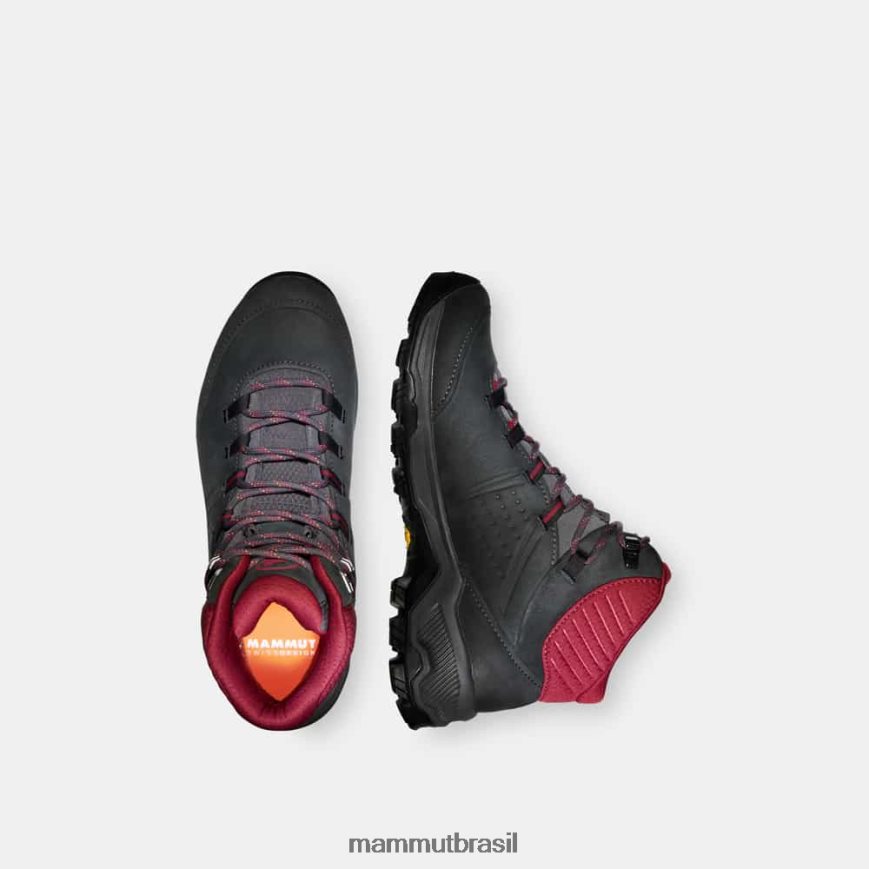 nova iv mid gtx mulheres TZF08F355 Mammut calçados vermelho sangue preto