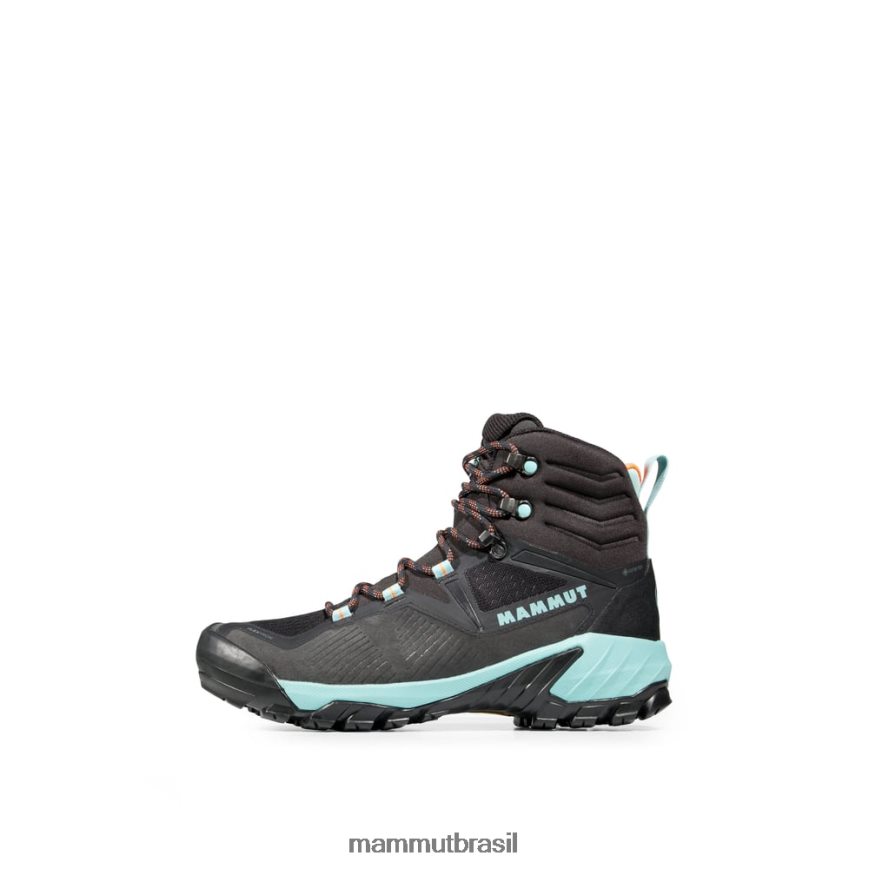 sapuen high gtx mulheres TZF08F1258 Mammut calçados preto-escuro gelado