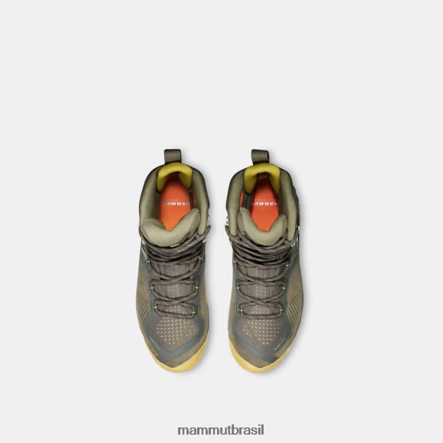 sapuen high gtx mulheres TZF08F1259 Mammut calçados verde âmbar estanho escuro