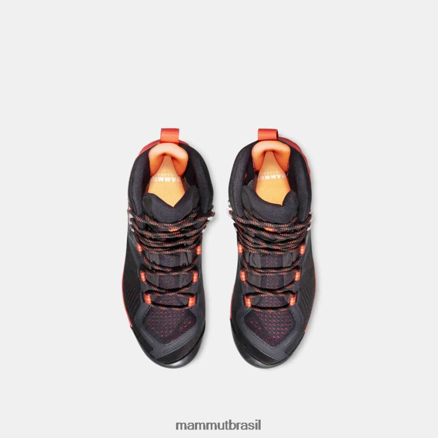 sapuen high gtx mulheres TZF08F1260 Mammut calçados salmão preto-escuro