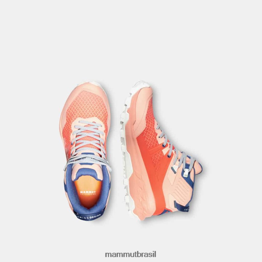 sertig ii mid gtx mulheres TZF08F1281 Mammut calçados salmão claro - salmão escuro