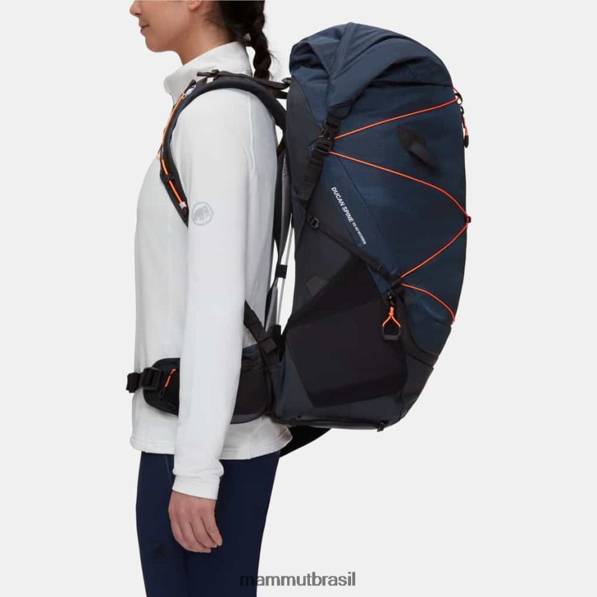 espinha ducana 50-60 mulheres TZF08F486 Mammut equipamento marinho-preto