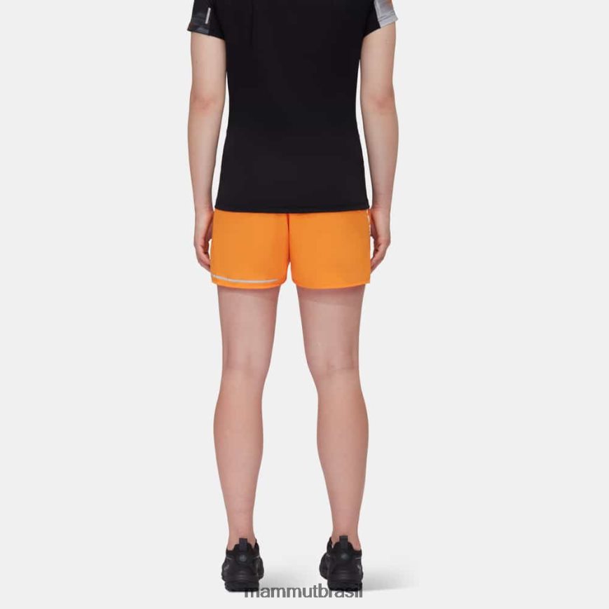 aenergy tr 2 em 1 shorts mulheres TZF08F840 Mammut roupas escuro tangerina-preto