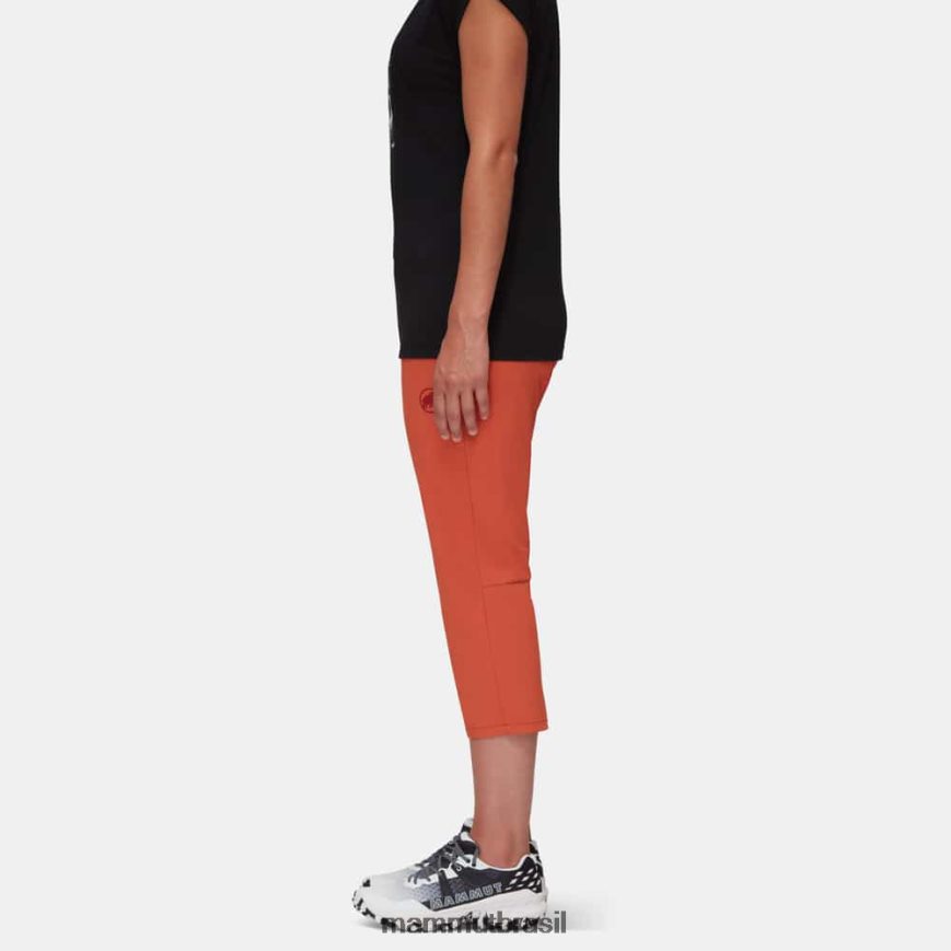 calça capri runbold mulheres TZF08F820 Mammut roupas terracota