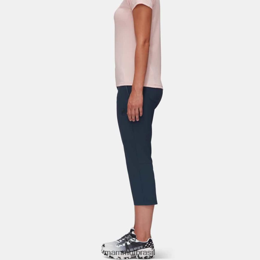 calça capri runbold mulheres TZF08F821 Mammut roupas marinho