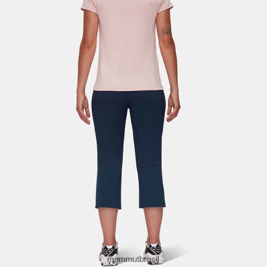 calça capri runbold mulheres TZF08F821 Mammut roupas marinho