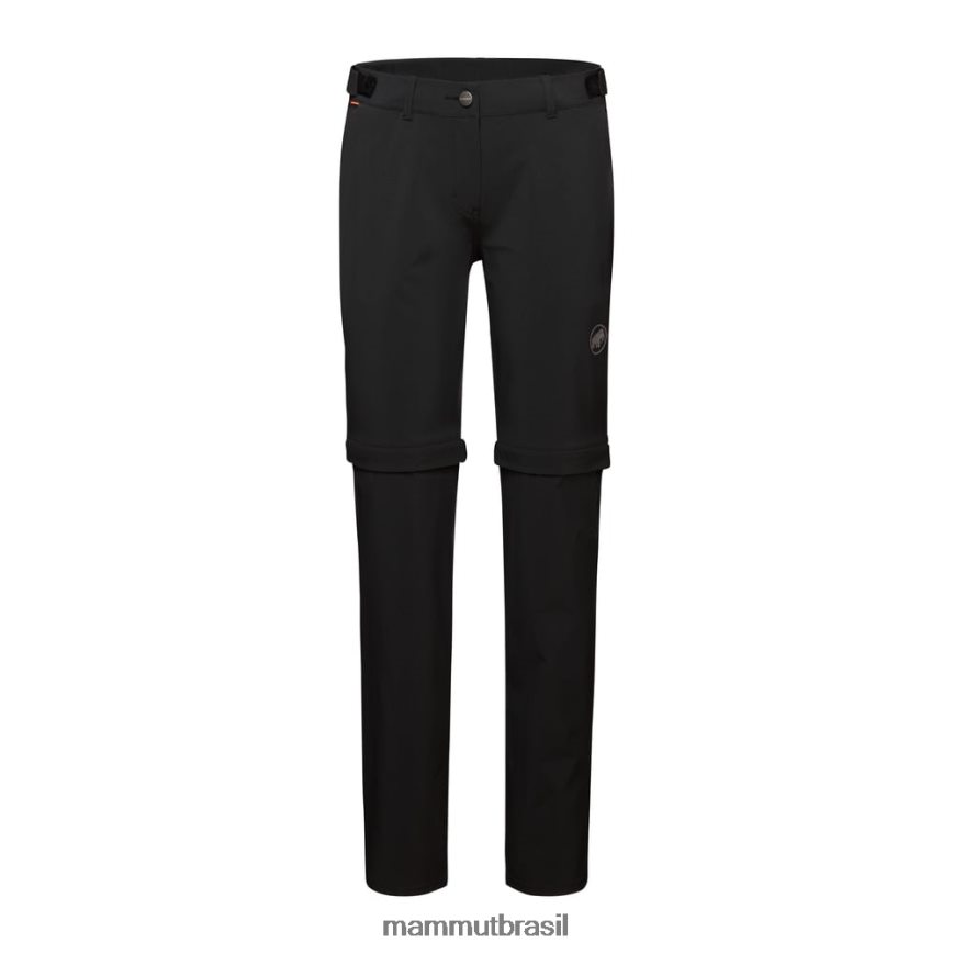 calça com zíper runbold mulheres TZF08F1117 Mammut roupas preto