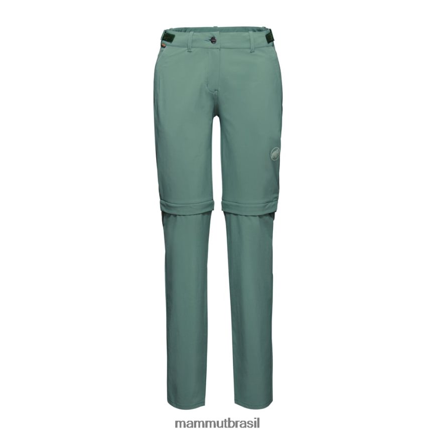 calça com zíper runbold mulheres TZF08F1119 Mammut roupas jade escuro