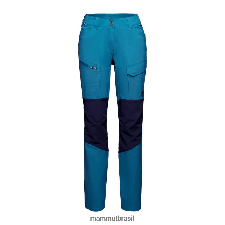 calça híbrida zinal mulheres TZF08F830 Mammut roupas gelo marinho profundo