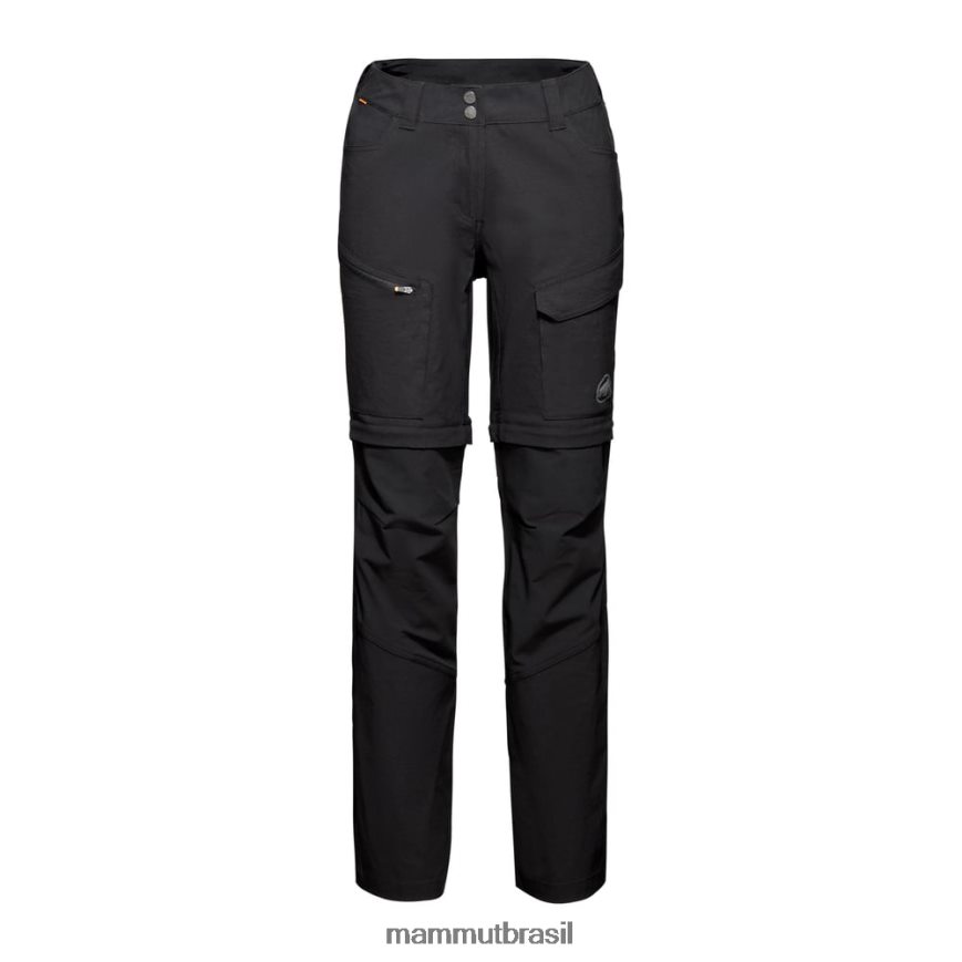 calça zinal híbrida com zíper mulheres TZF08F254 Mammut roupas preto