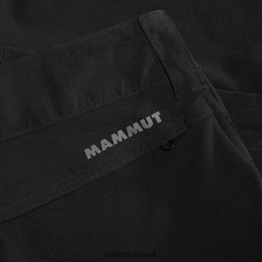 calça zinal híbrida com zíper mulheres TZF08F254 Mammut roupas preto