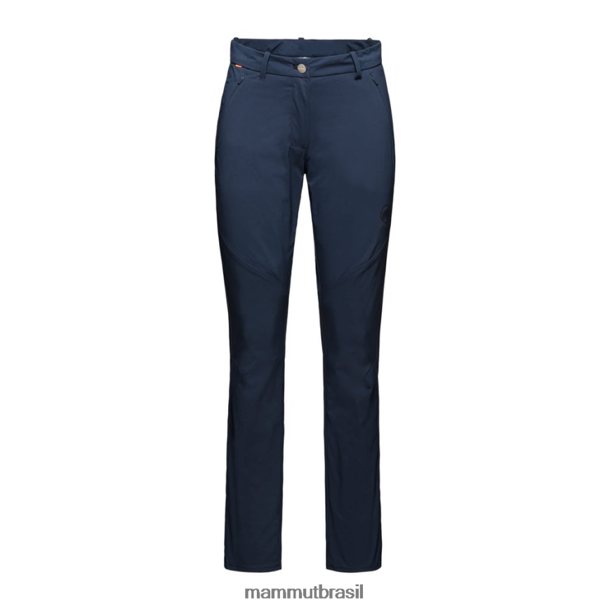 calças de caminhada mulheres TZF08F1131 Mammut roupas marinho