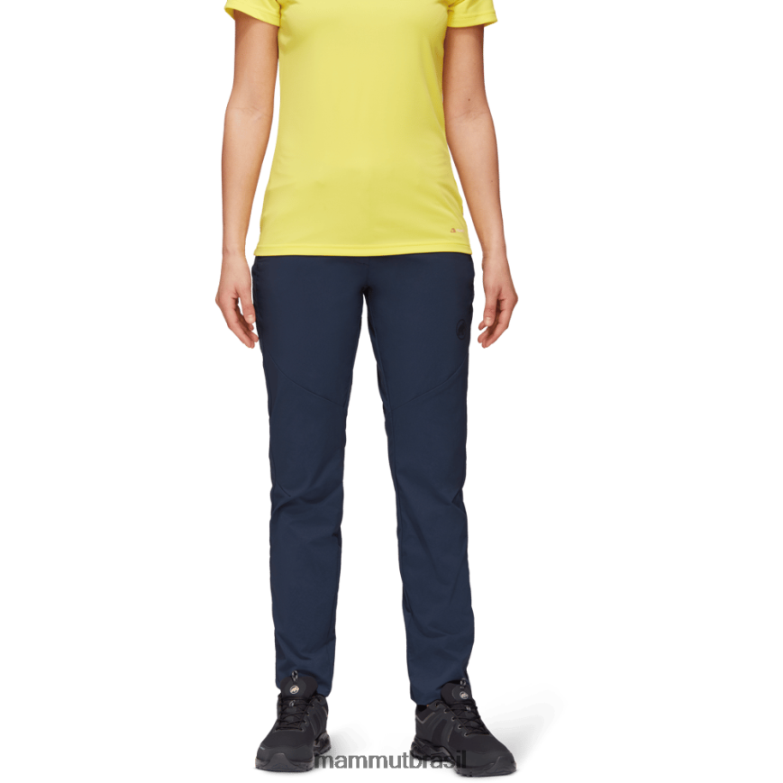 calças de caminhada mulheres TZF08F1131 Mammut roupas marinho