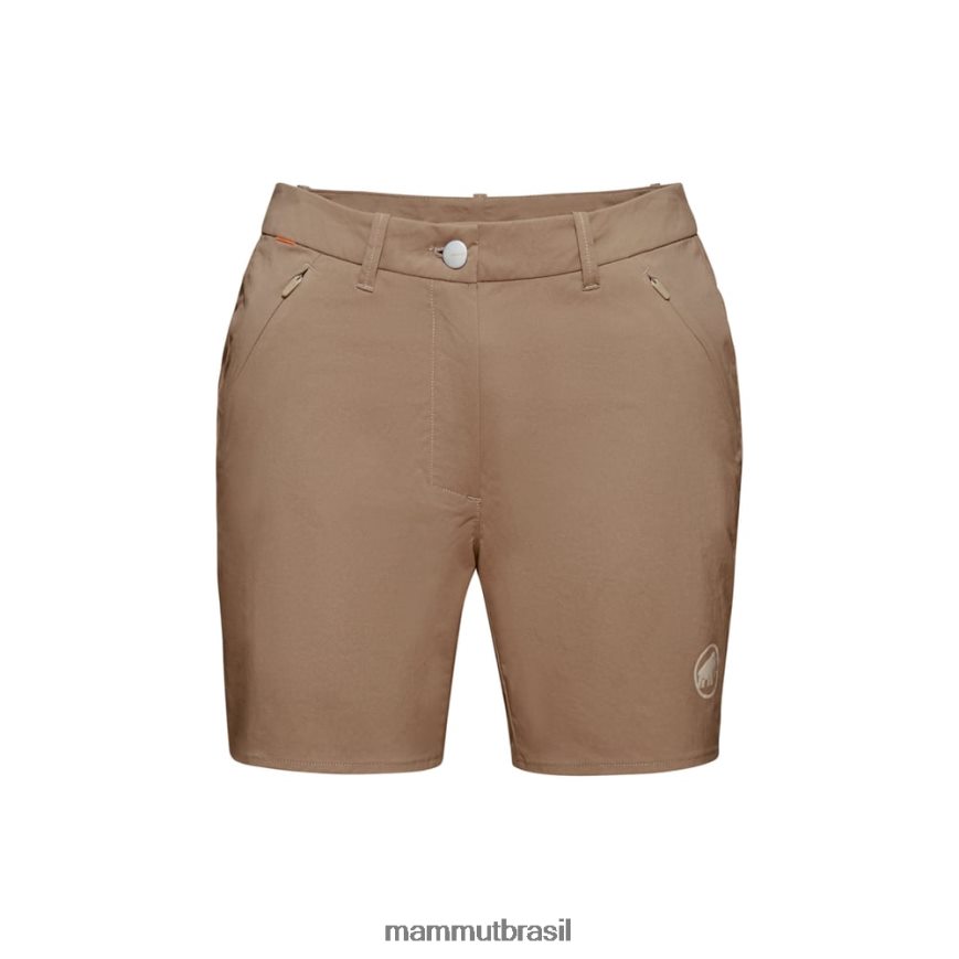 calções de caminhada mulheres TZF08F1080 Mammut roupas areia escura